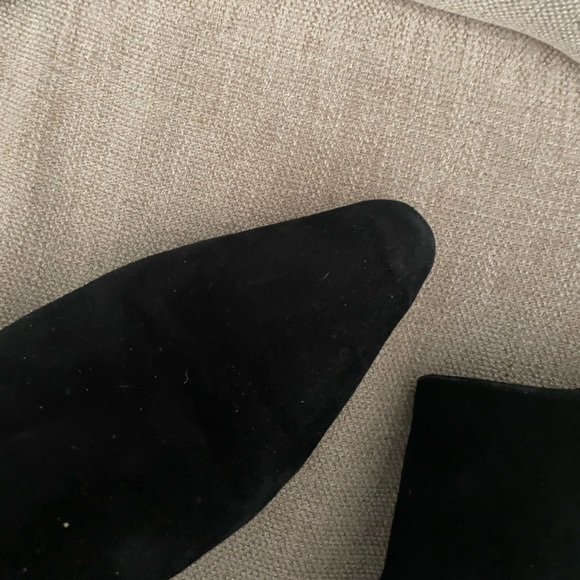 JCrew Black Suede Stevie Heeled Ankle Boot - Picture 6 of 14